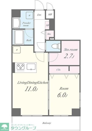 グランシャリオ新蒲田の物件間取画像